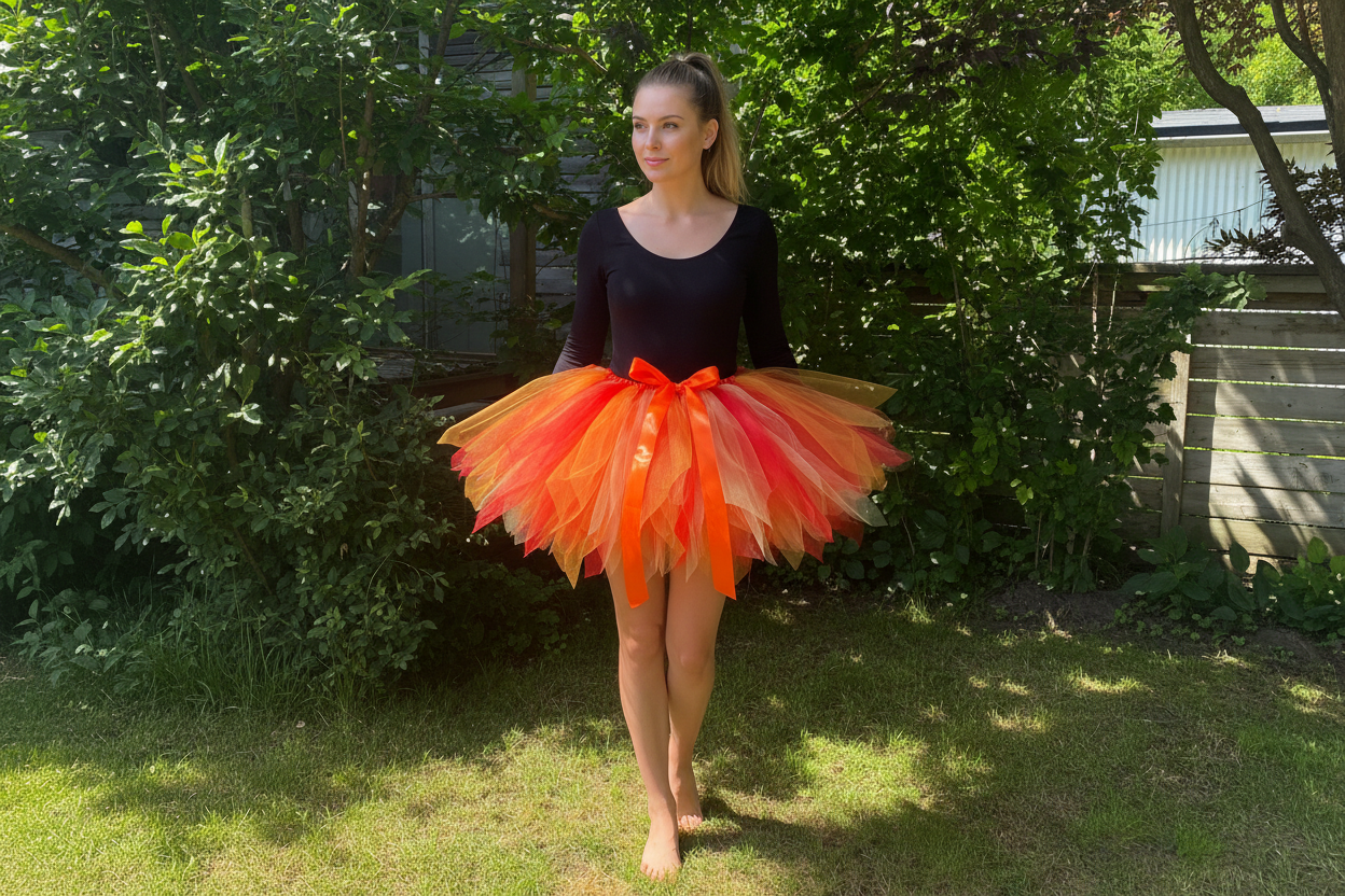Tutu on a model